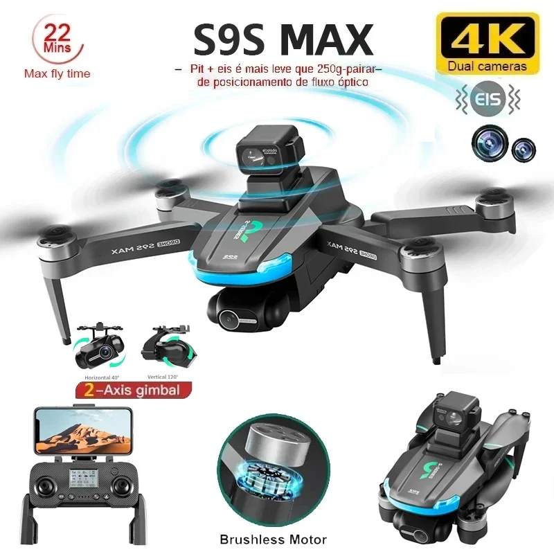 Drone Cinematic - NEW S9S MAX MINI Drone 4K