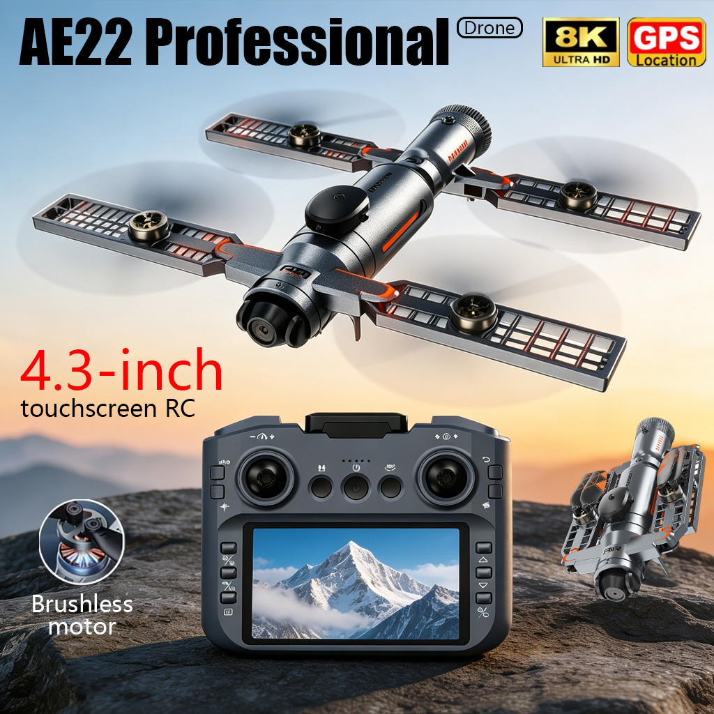 Drone Surveying - Upgraded AE22 PRO MAX Foldable Drone