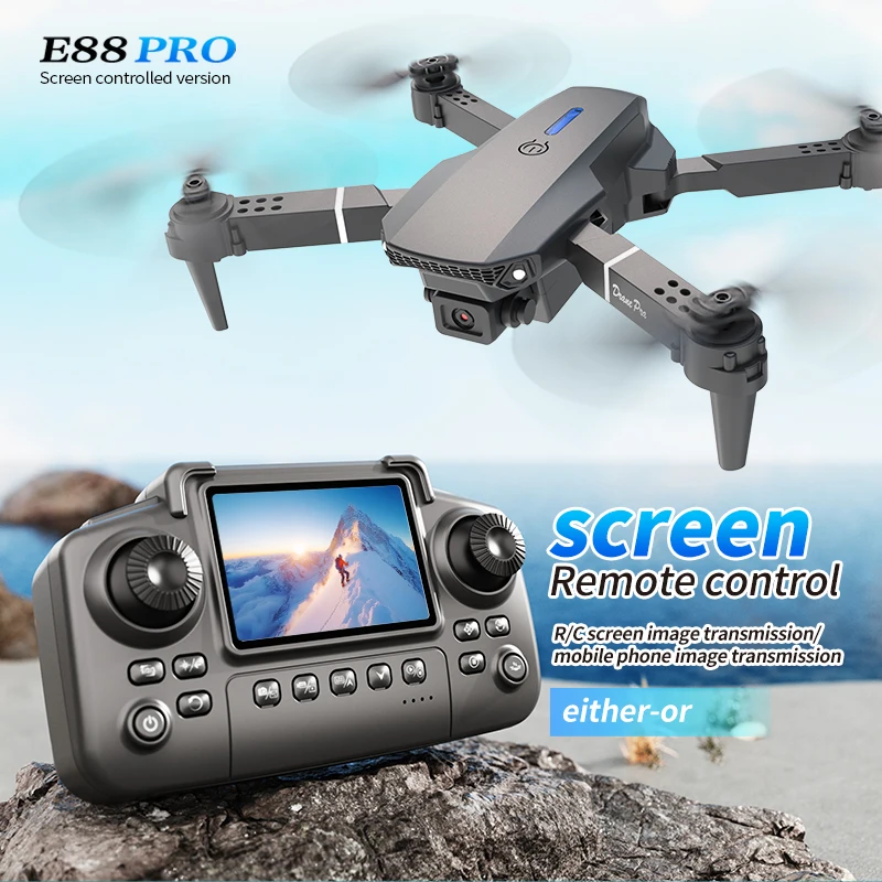 Professional E88 PRO Drone wit - đánh giá và giá Drone Surveying