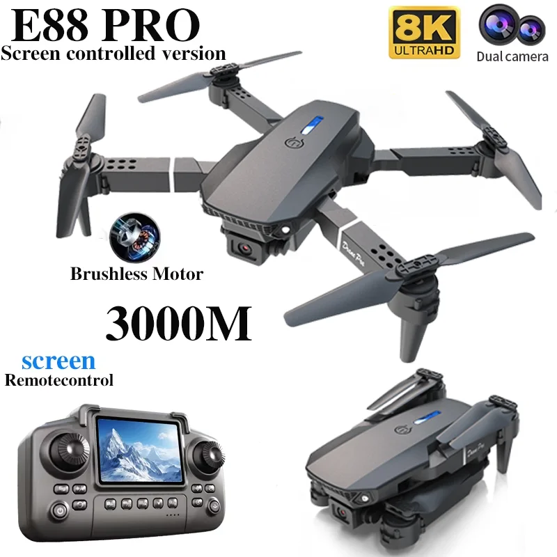 Professional E88 PRO Drone wit - đánh giá và giá Drone Surveying