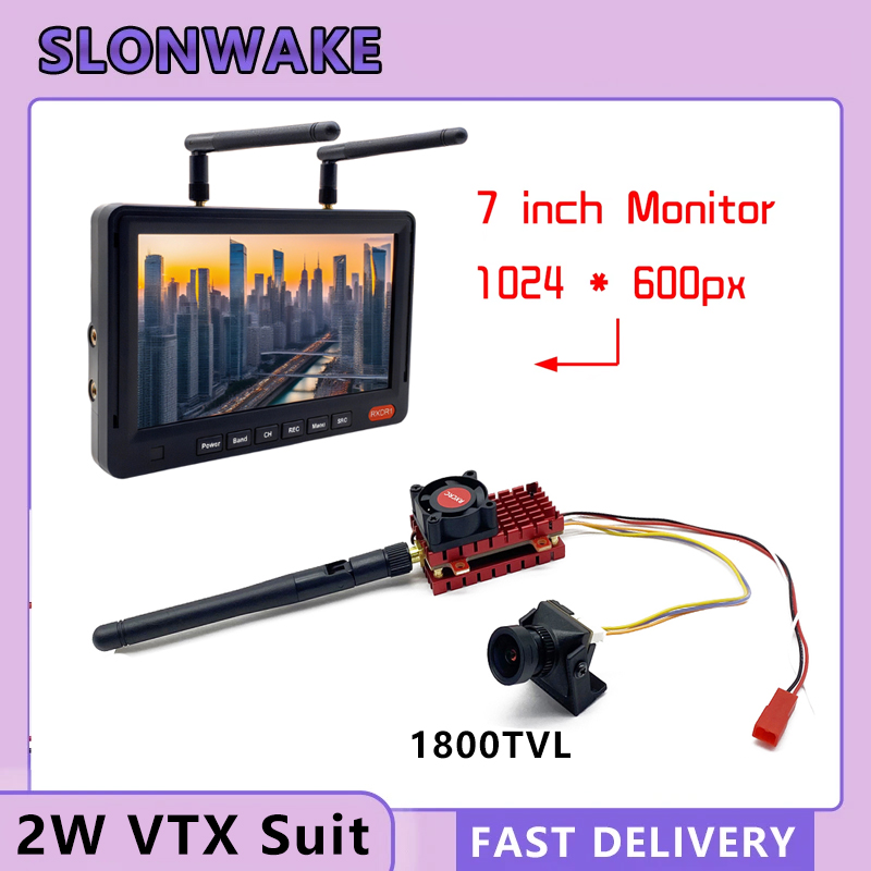 SLONWAKE 5.8G 2W VTX FPV 1800T - đánh giá và giá Drone Cinematic