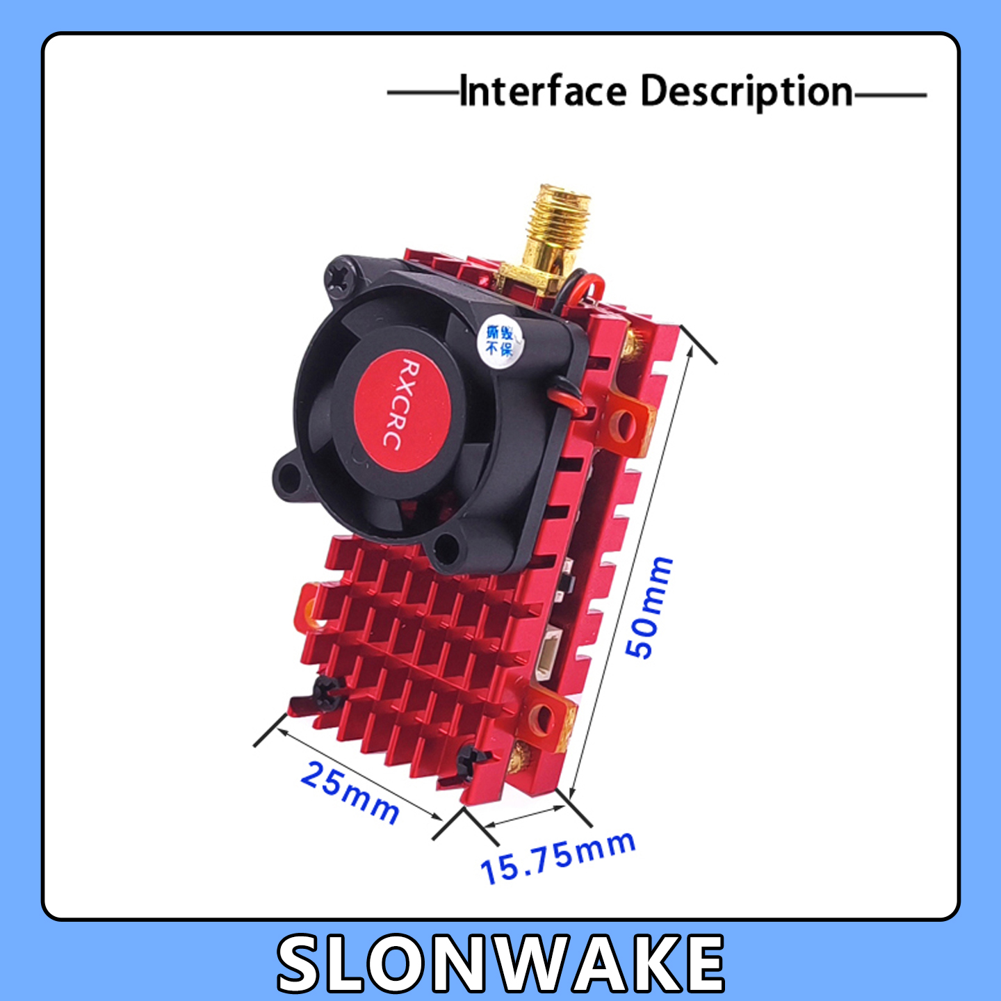 SLONWAKE 5.8G 2W VTX FPV 1800T - đánh giá và giá Drone Cinematic