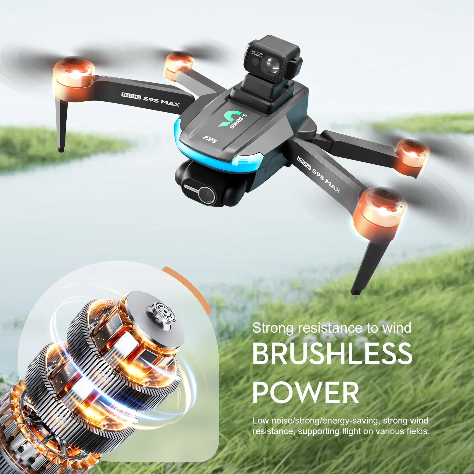 NEW S9S MAX MINI Drone 4K 2-Ax - đánh giá và giá Drone Cinematic
