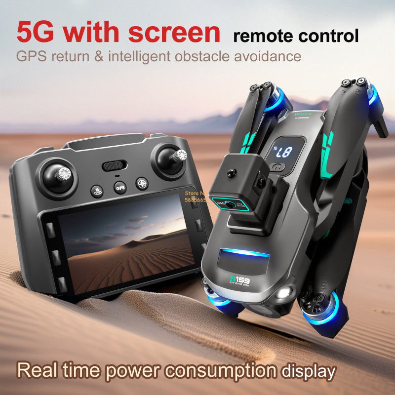 8K Dual Camera 5G WIFI FPV Rem - đánh giá và giá Drone Cinematic