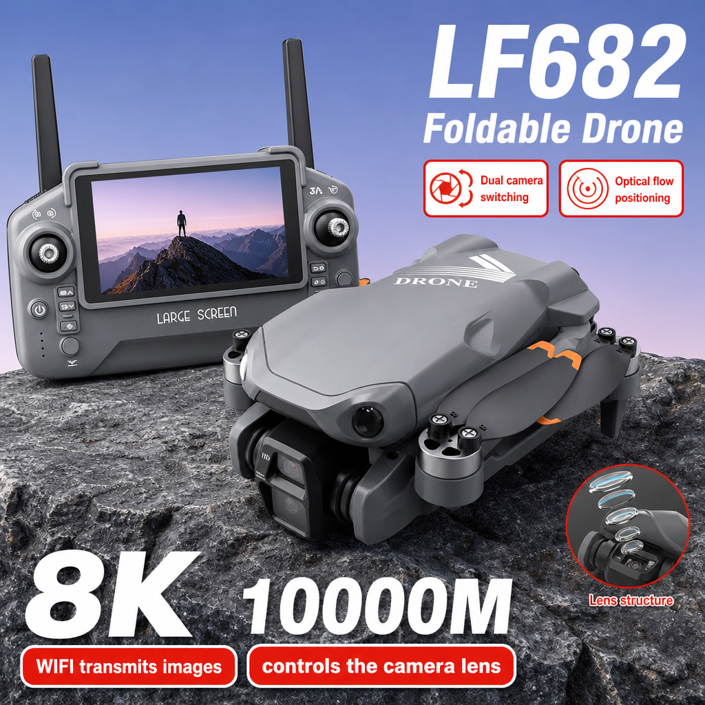 Aerial Photo LF682 Drone 8K HD - đánh giá và giá Drone Cinematic