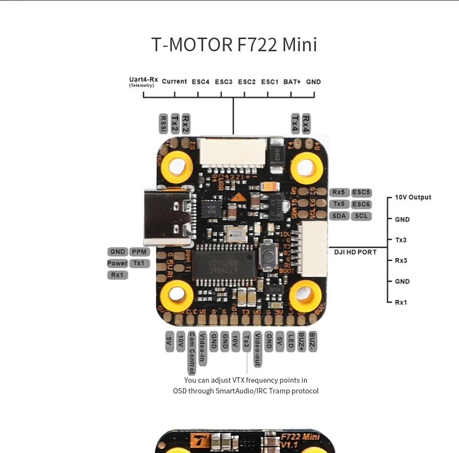 T-Motor MINI F7 FC & F45A 4in1 - đánh giá và giá Betaflight Fc F7